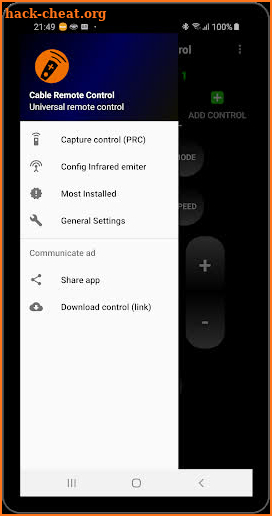Cable Remote Control screenshot