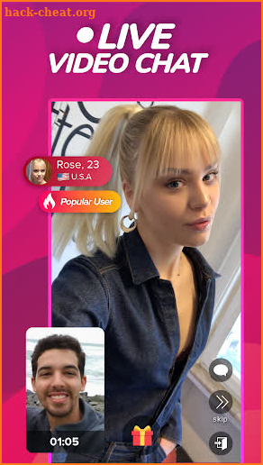 Cafe - Live video chat dating & Match & Meet me screenshot