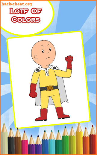 Caillou Coloring Pages screenshot