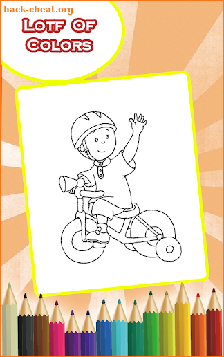 Caillou Coloring Pages screenshot