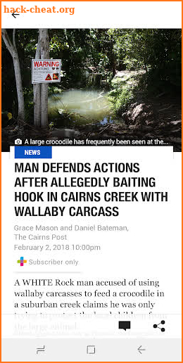 Cairns Post screenshot