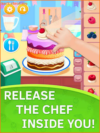 Cake cooking games for kid Pro screenshot