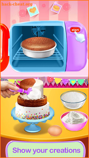 Cake Maker in Kitchen - Candy Cake Cooking Game screenshot