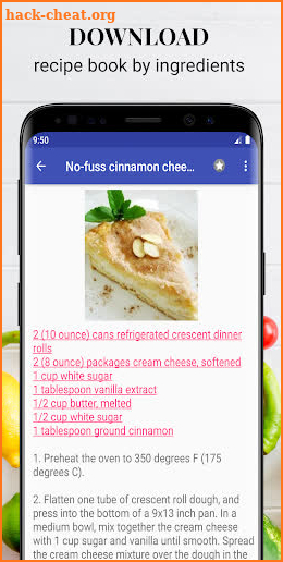 Cake recipes for free app offline with photo screenshot