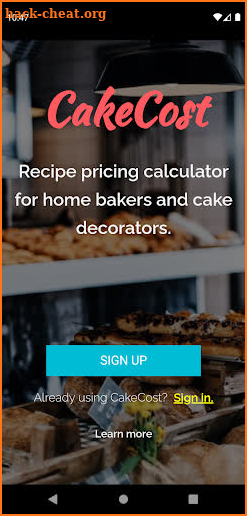 CakeCost screenshot