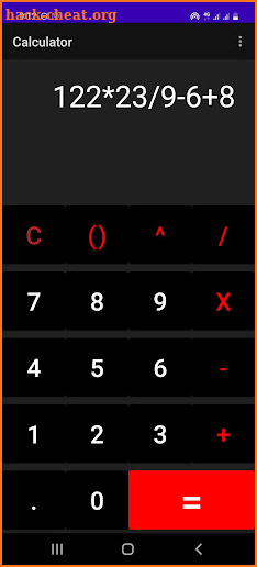 Calculator screenshot