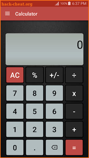 Calculator screenshot