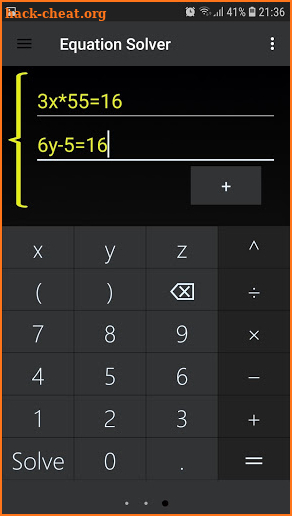 Calculator - Math Equation Solver screenshot