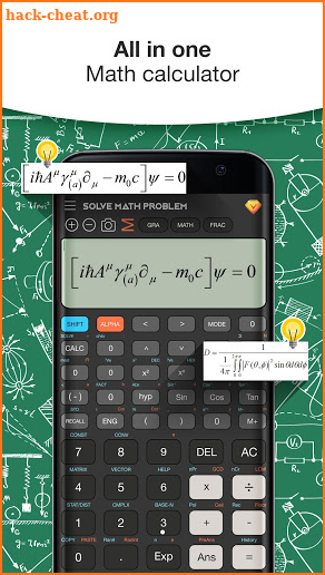 Calculator Plus, Math Solver Camera Unit Converter screenshot