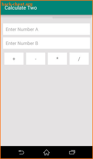 Calculator Two screenshot