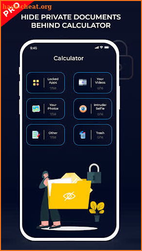 Calculator Vault App PRO screenshot