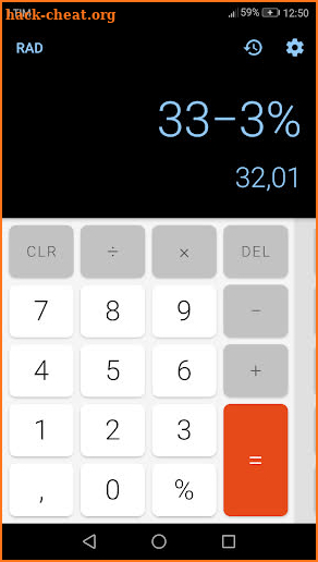 Calculator very fast & simple screenshot