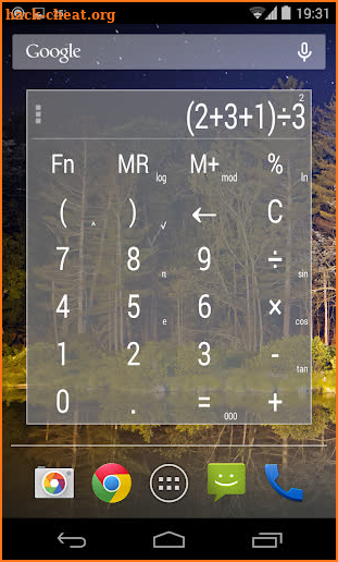 Calculator Widget Themes PRO screenshot