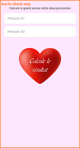 Calculette de l'Amour screenshot