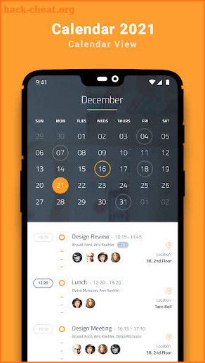 Calendar screenshot