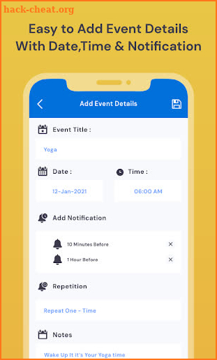 Calendar 2021 : Holidays, Reminders & Events screenshot