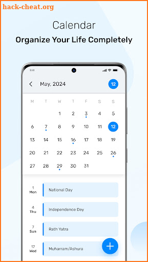 Calendar 2024 screenshot