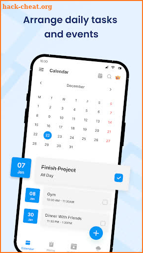 Calendar screenshot