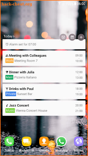 Calendar Agenda Widget (Material Design) screenshot