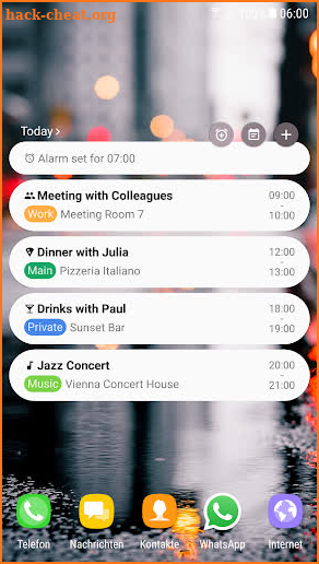 Calendar Agenda Widget (Material Design) screenshot