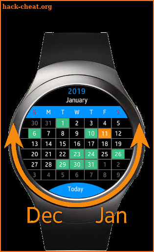 Calendar Gear - Google Calendar for Samsung Watch screenshot