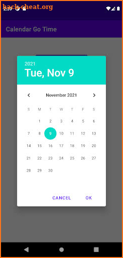 Calendar Go Time screenshot