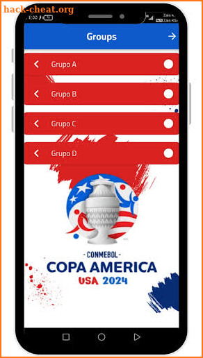 Calendario Copa América 2024 screenshot