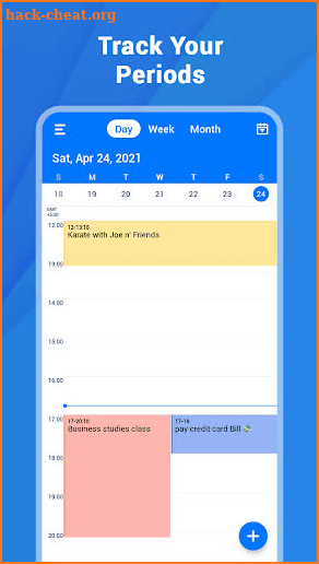 Calender screenshot