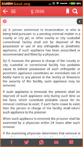 California Penal Code screenshot