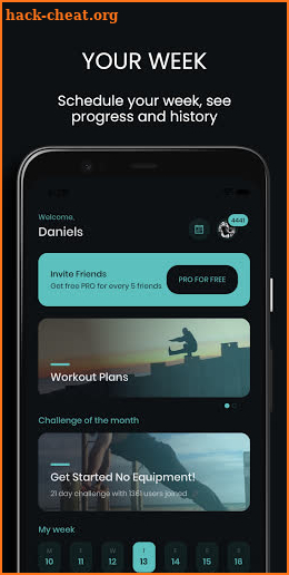 Caliverse - Bodyweight Fitness screenshot