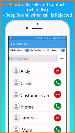 Call Blocker - Available for known Block Unknowns. screenshot