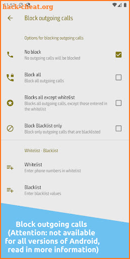 Call Blocker - block incoming and outgoing calls screenshot