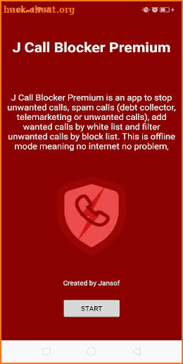 Call Blocker Premium Offline screenshot