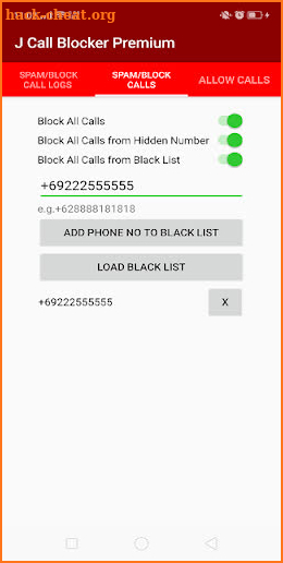 Call Blocker Premium Offline screenshot