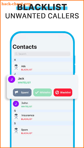 Call Cleanser Spam Blocker App screenshot