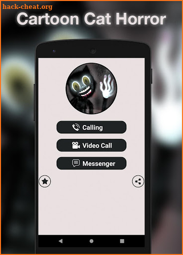 Call From Cartoon Cat Horror Chat And Video Call screenshot