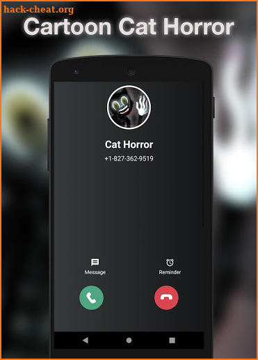 Call From Cartoon Cat Horror Chat And Video Call screenshot