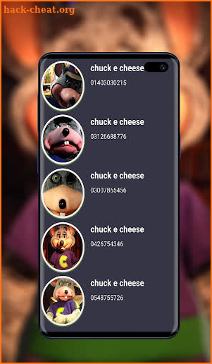 Call from chuck e cheese screenshot