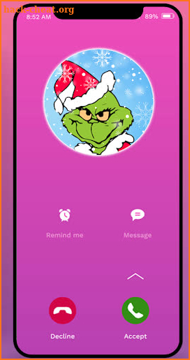 Call From Grinch Video Calling Prank Simulator screenshot