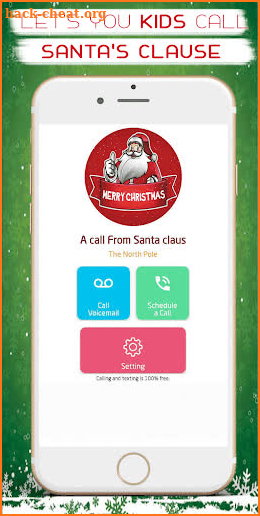 Call from santa claus screenshot