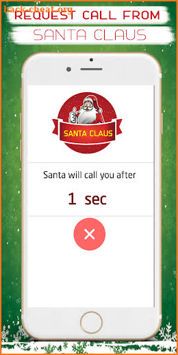 Call from santa claus screenshot