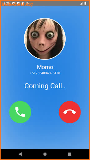 Call from scary momo screenshot