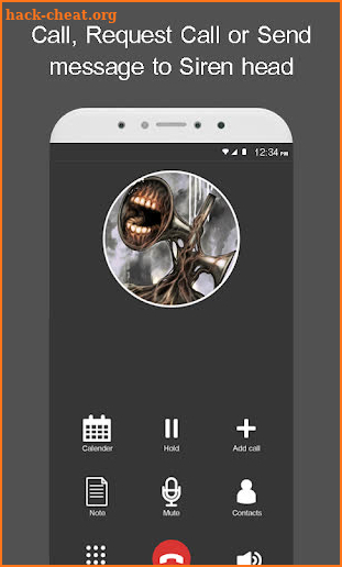 Call from Siren Head Chat and Video Prank Simulate screenshot