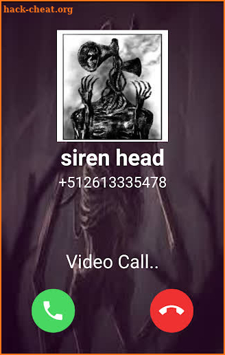 Call from Siren Head📱 Chat + video (Simulation) screenshot