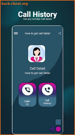 Call history : any number detail screenshot