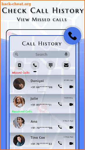 Call History : Any Number Detail Free screenshot