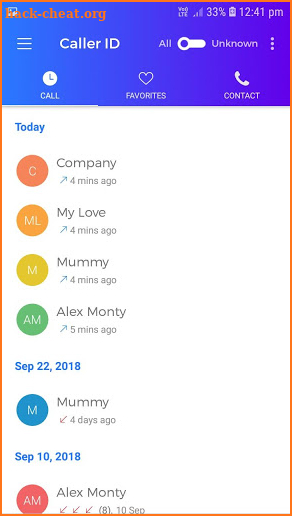 Call History Manager - Caller ID screenshot