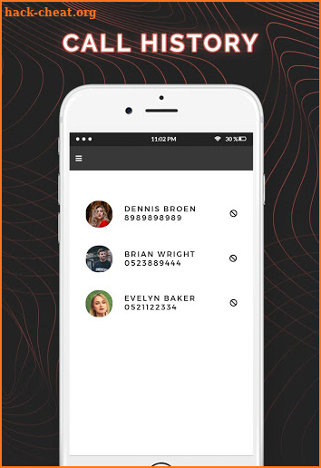 Call Information And Call History screenshot