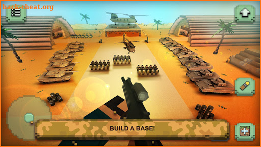 Call of Craft: Blocky Tanks Battlefield screenshot