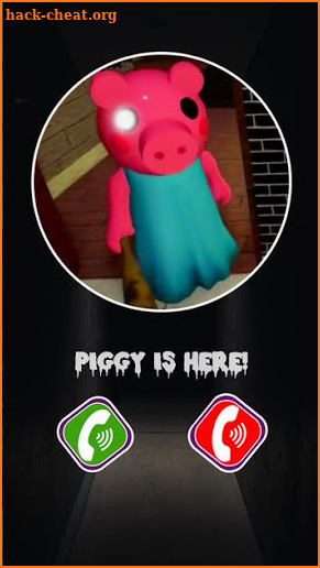 Call Piggy - Creepy  Fake Call : prank Simulator screenshot